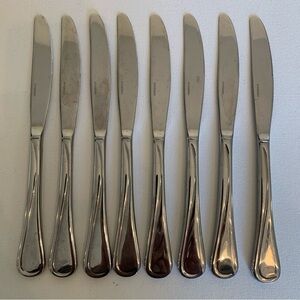 Oneida FLIGHT RELIANCE 9 Glossy Hollow 9" Dinner Knives Knife Set Stainless USA